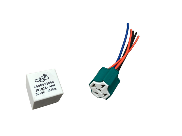 Relevador Relay 12 V Automotriz Con Soporte 5 Patas